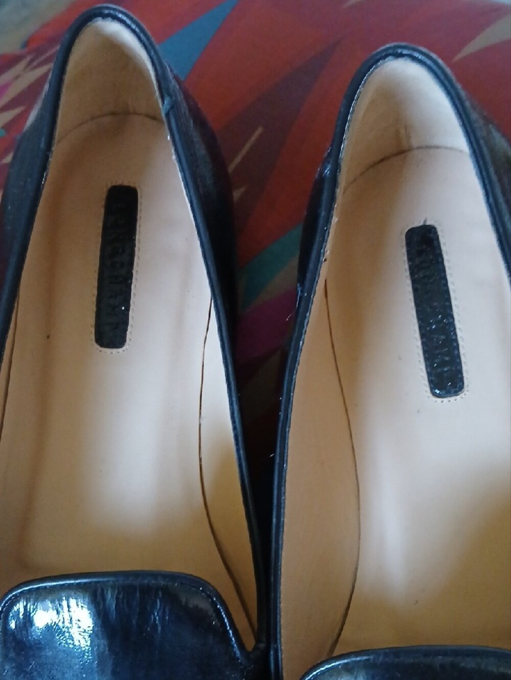 Longchamp Black Patent Loafers Sz36 - Picture 6 of 11